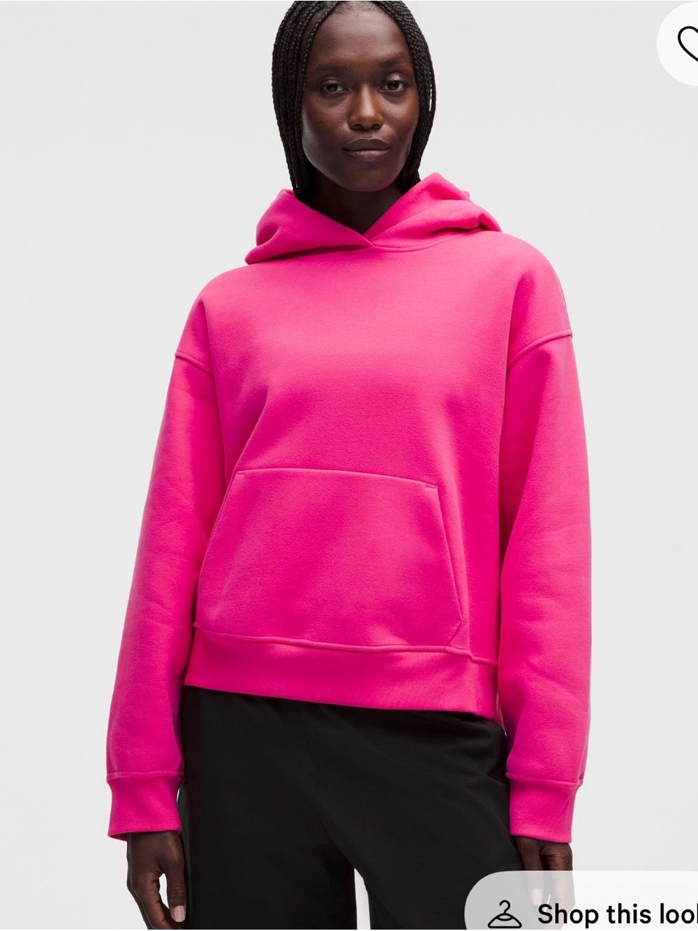 Lululemon Steady State Superloft Hoodie Flamingo Fun Pink